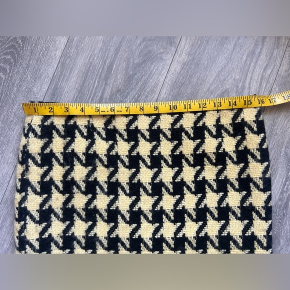Inc international concepts y2k wool houndstooth pencil skirt in yellow. Size 8 - Picture 8 of 10